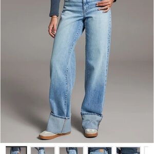 BKE Light Blue Wide Leg Women's Jeans